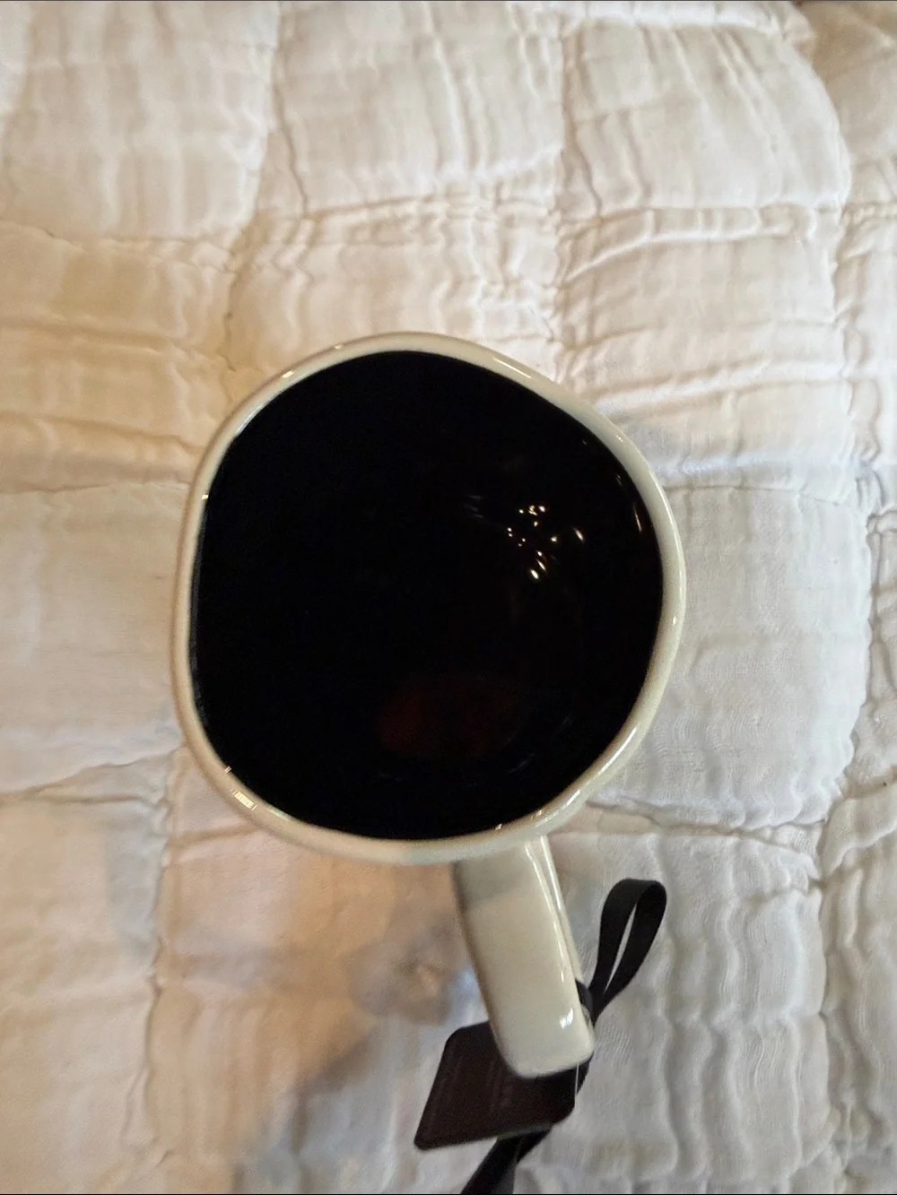 Rae Dunn White Mug with Black 'JACK' Lettering